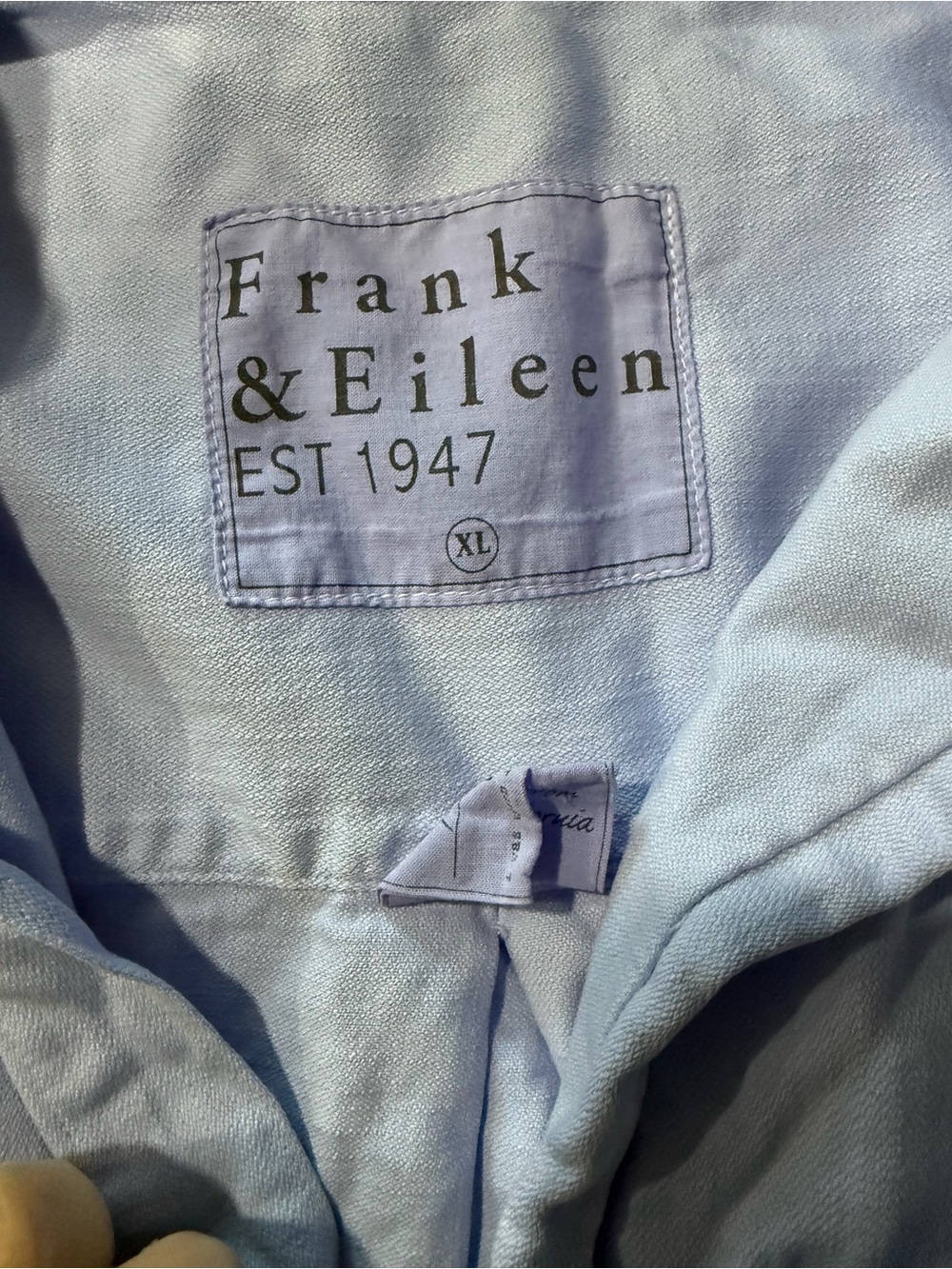 Frank & Eileen Pale Blue Button-Up Shirt - Picture 3 of 3